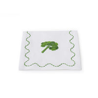 Fruit and Veg Cocktail Napkin Broccoli