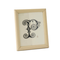 Eton Leather Frame Cream  8x10