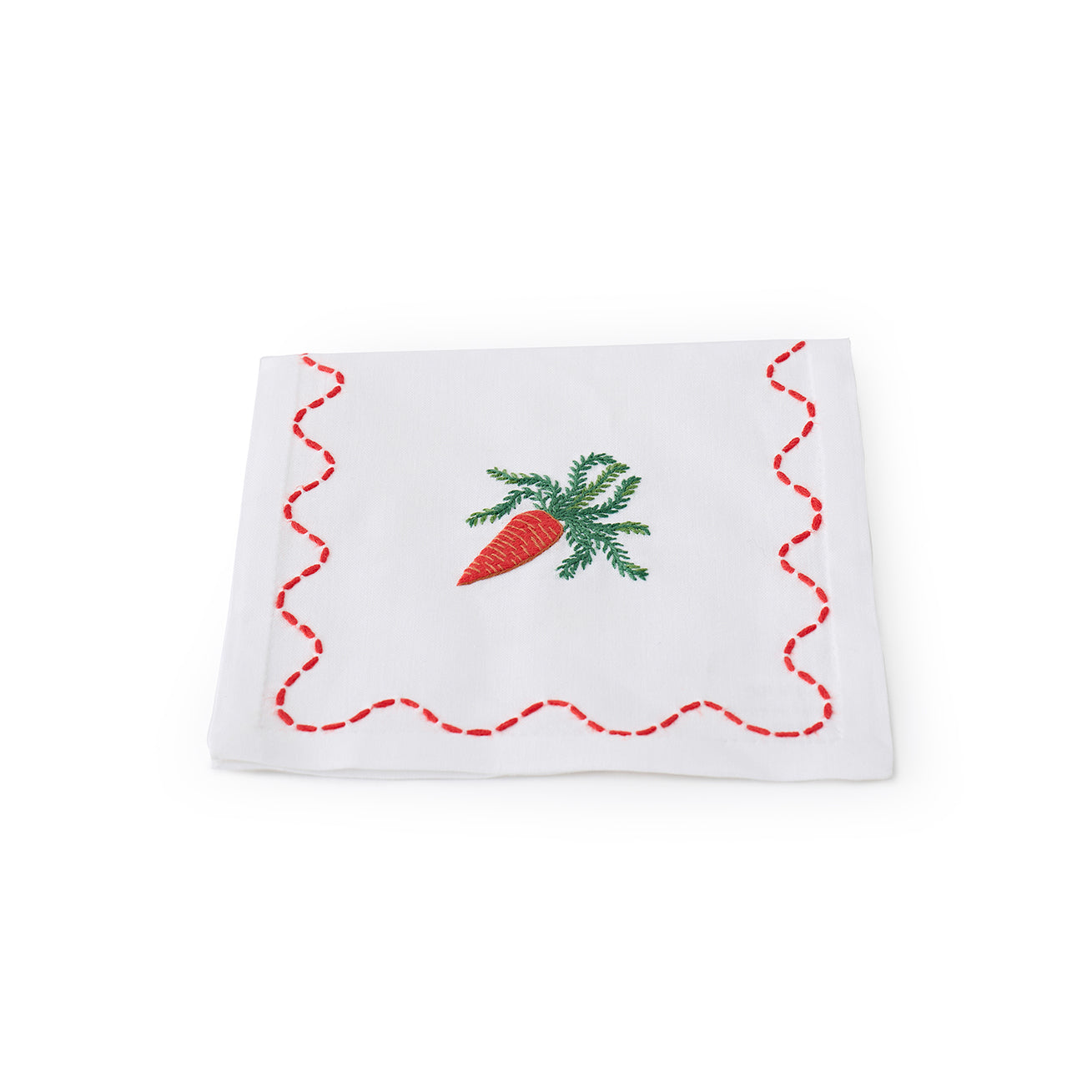 Fruit and Veg Cocktail Napkin Carrot