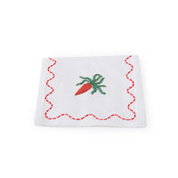 Fruit and Veg Cocktail Napkin Carrot