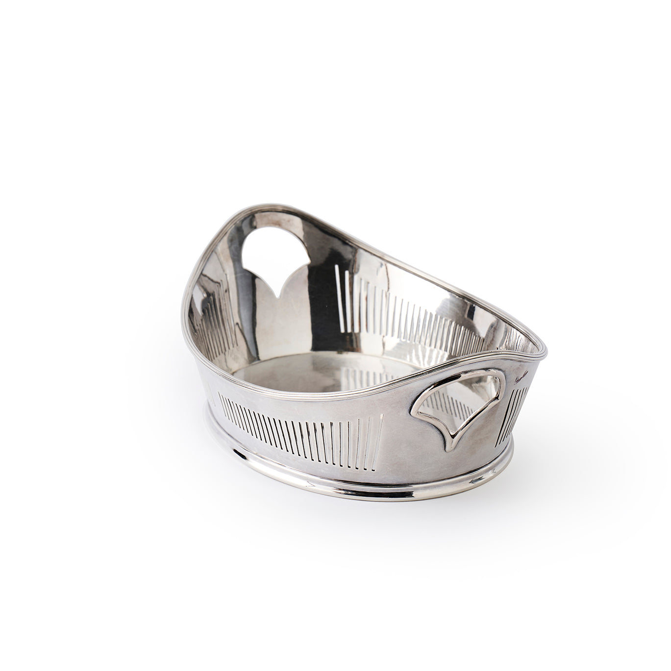 A Victorian Silver Plated Bread Basket C1890