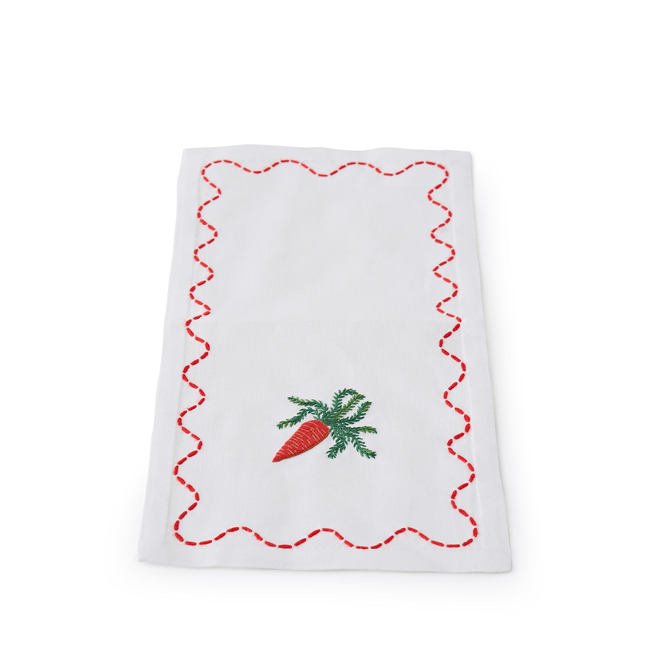 Fruit and Veg Cocktail Napkin Carrot