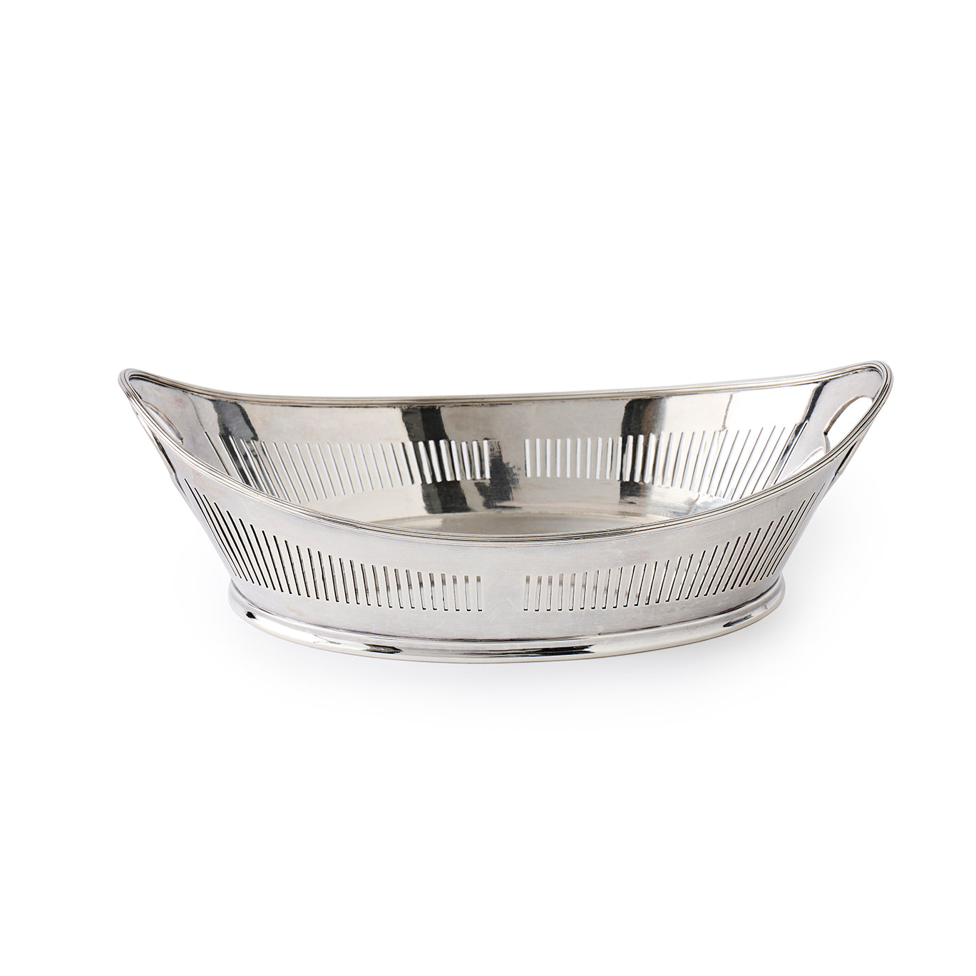 A Victorian Silver Plated Bread Basket C1890