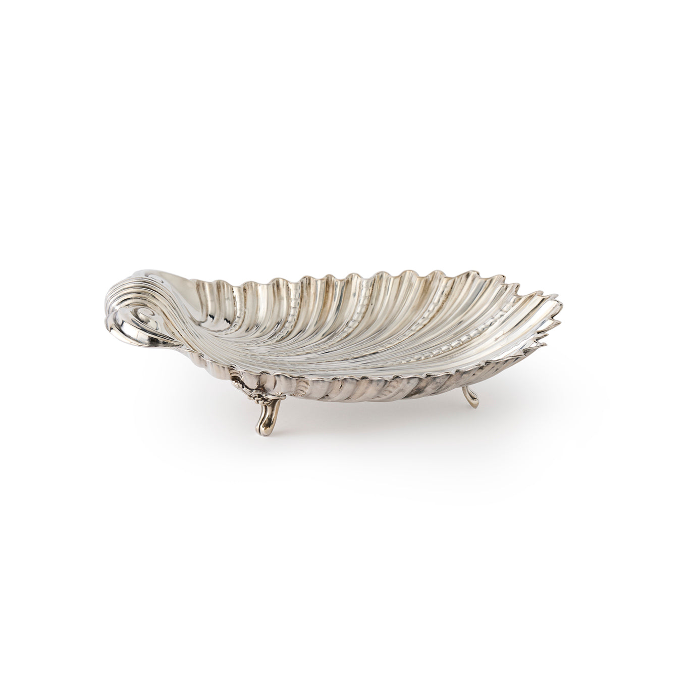 Antique Silver-Plated Shell Dish c.1910