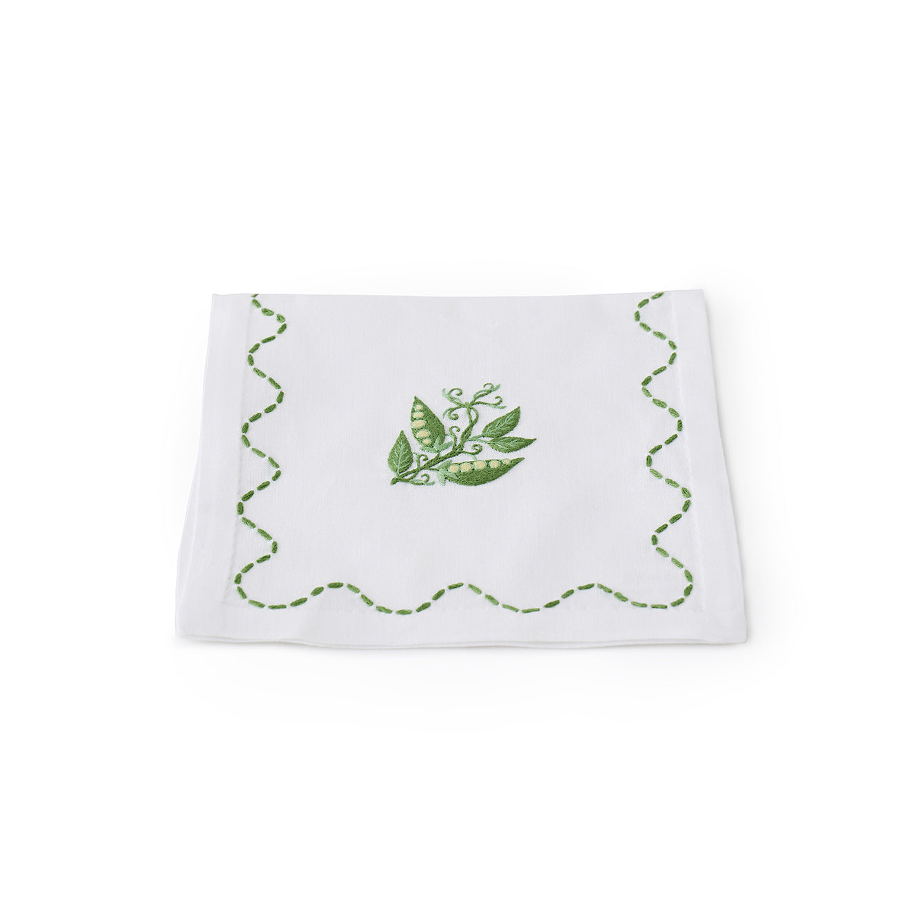 Fruit and Veg Cocktail Napkin Pea