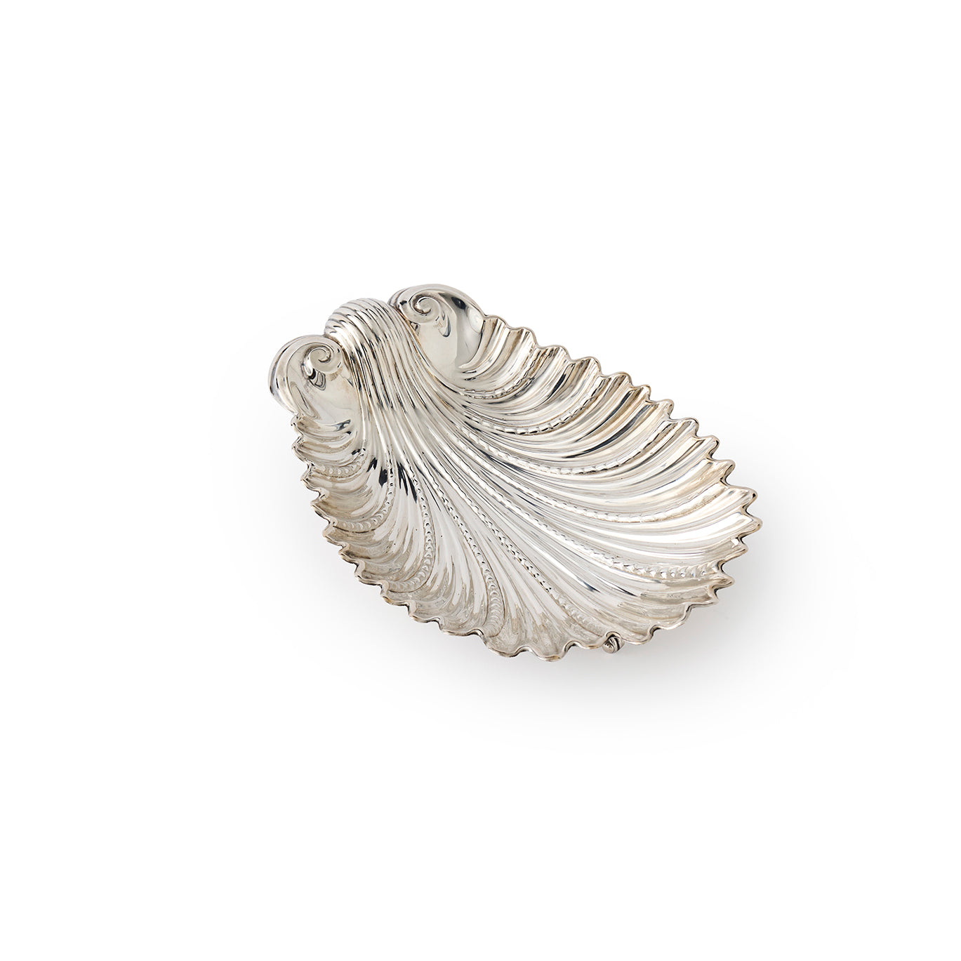Antique Silver-Plated Shell Dish c.1910