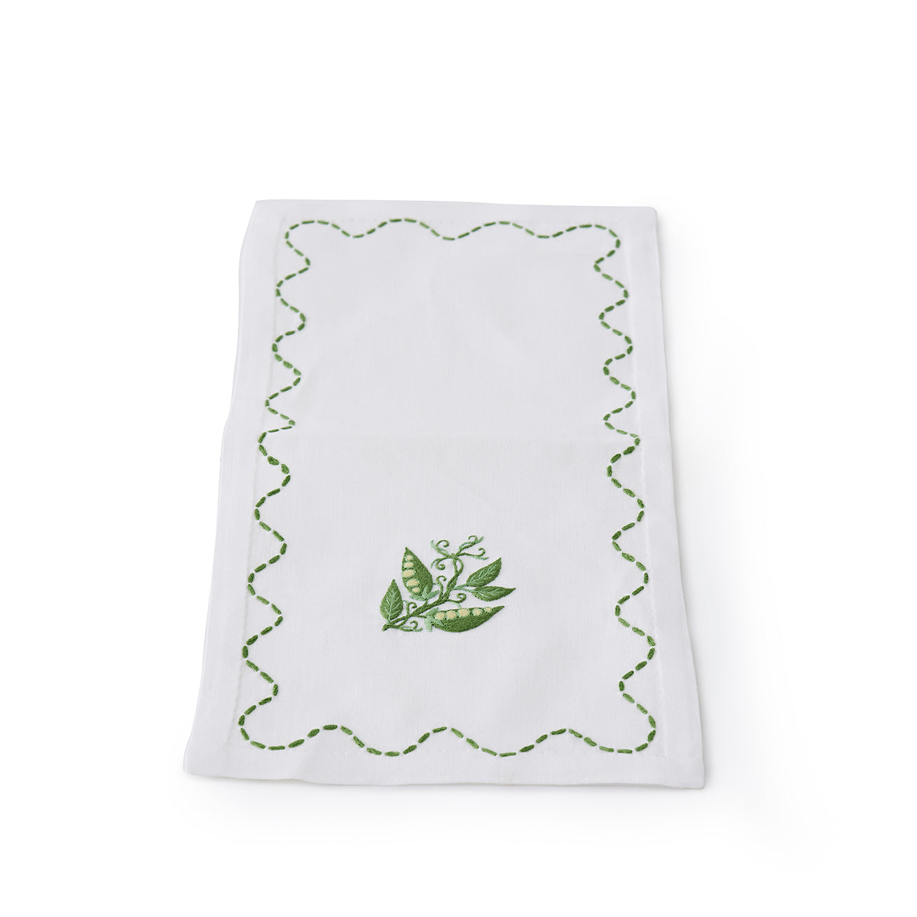Fruit and Veg Cocktail Napkin Pea