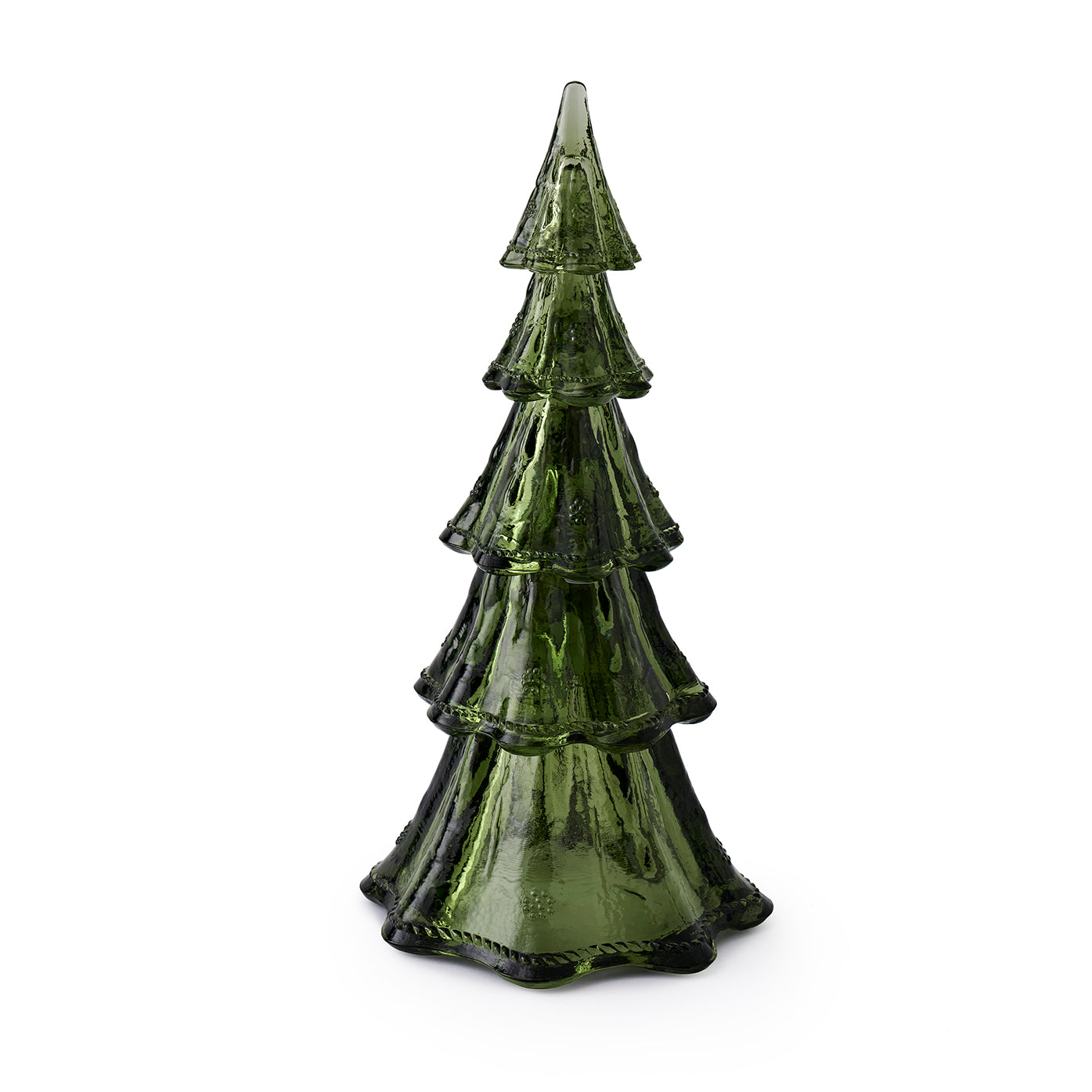 Berry & Thread Glass Stackable Tree Green Large