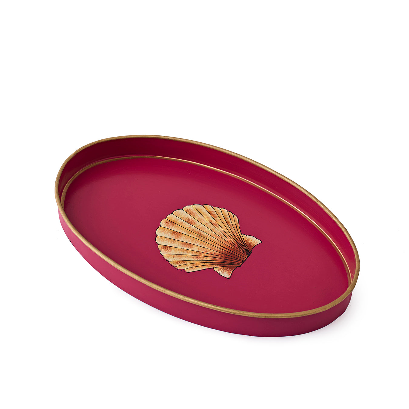 Iron Tray Oval Shell