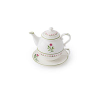Marguerite Tea Set for One Pink
