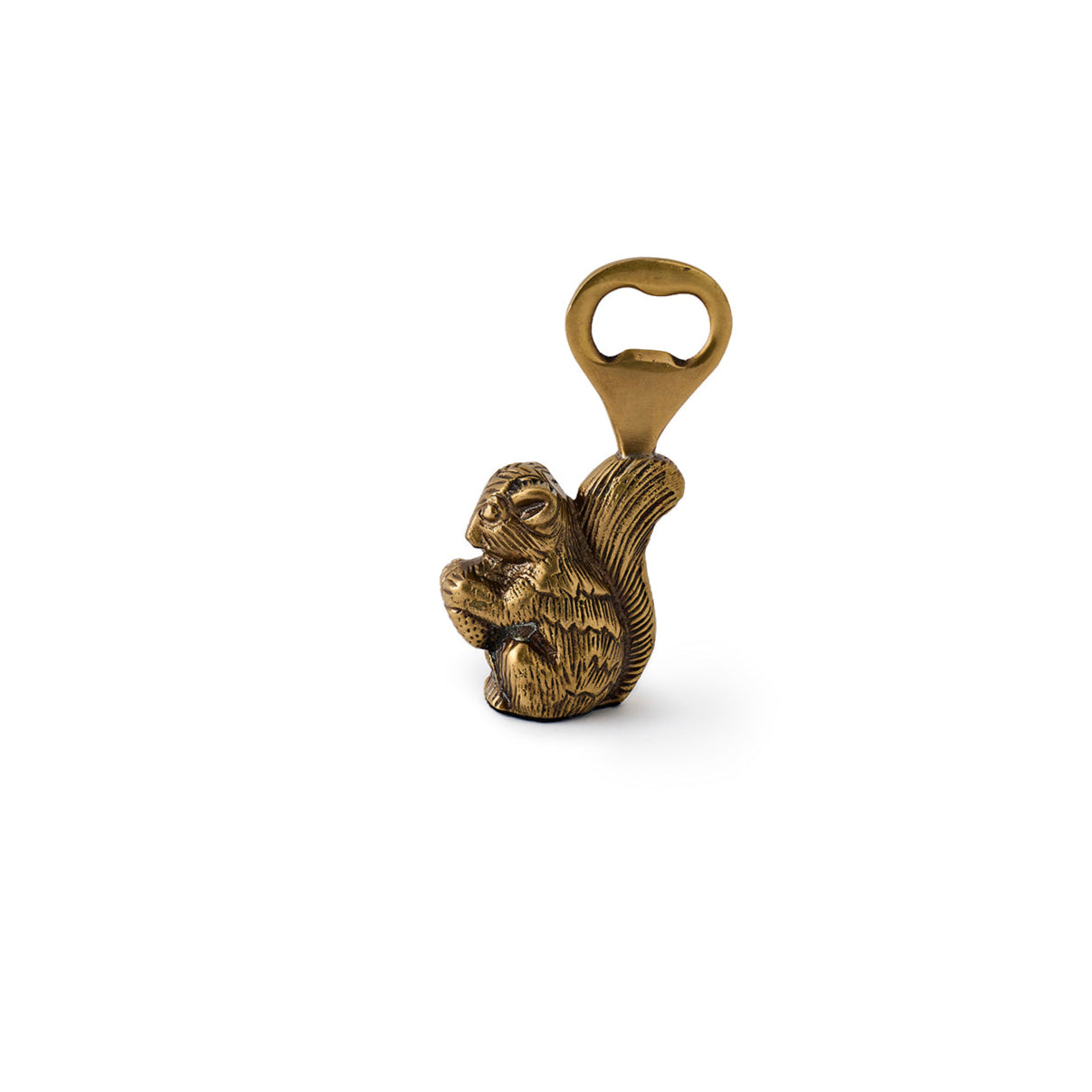 Dora Brass Squirrel Bottle Opener