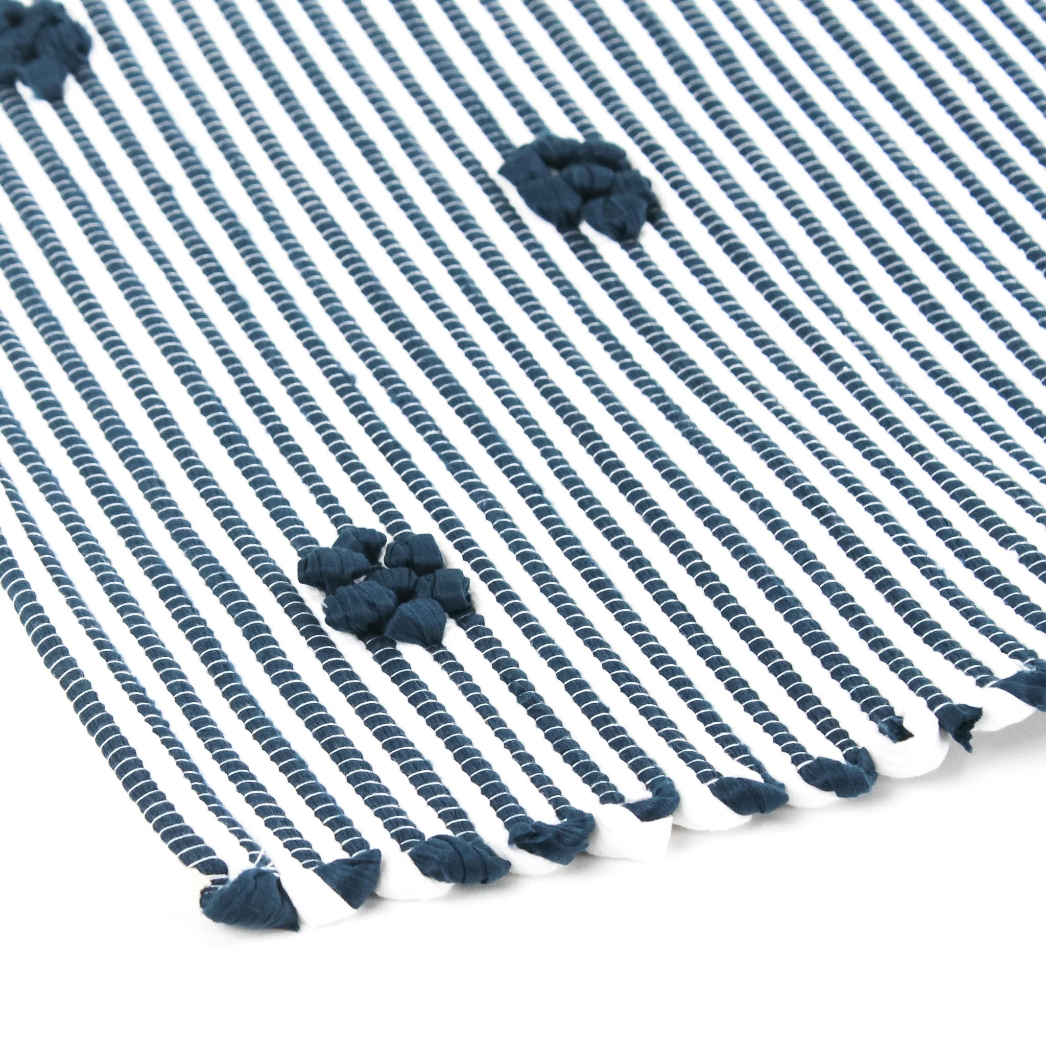 Navy Washable Rug
