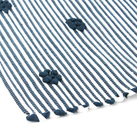Navy Washable Rug