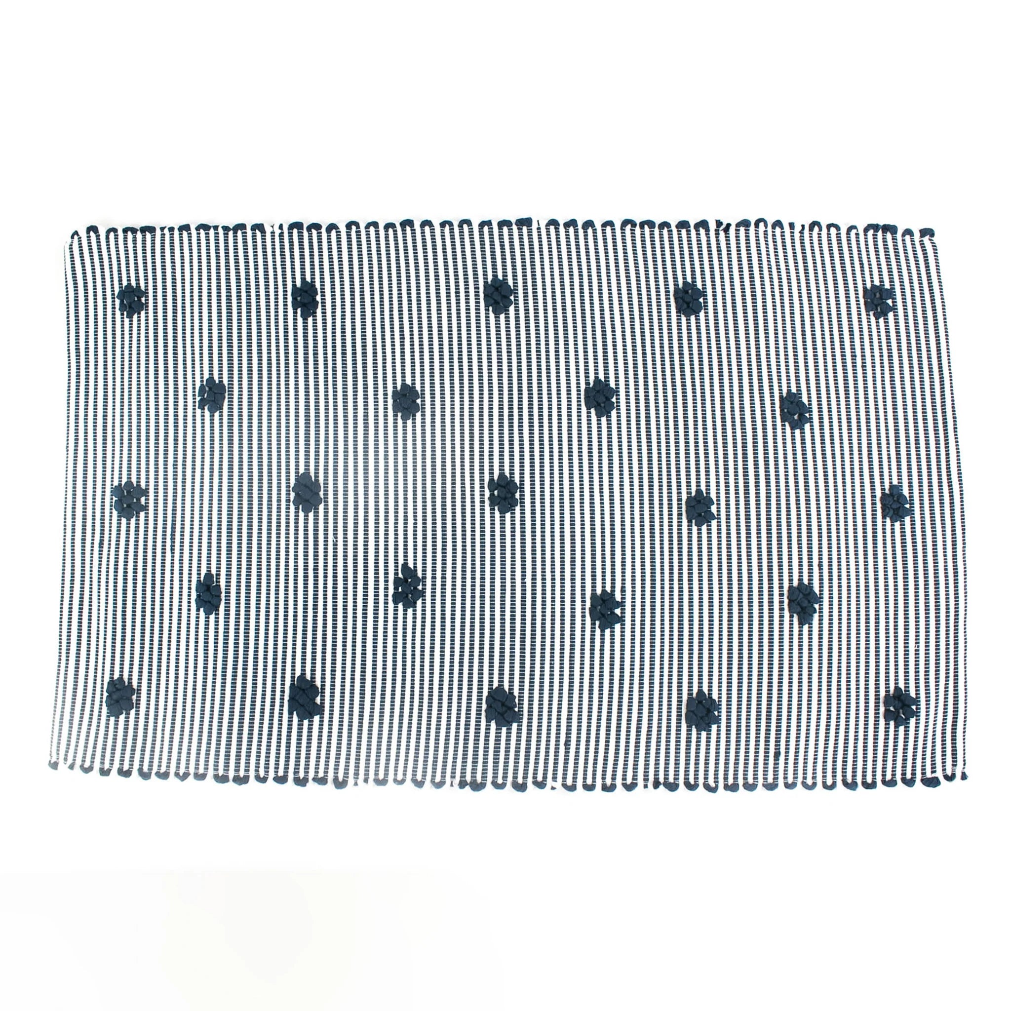Navy Washable Rug