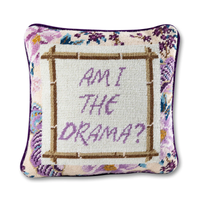 Drama Needlepoint Cushion