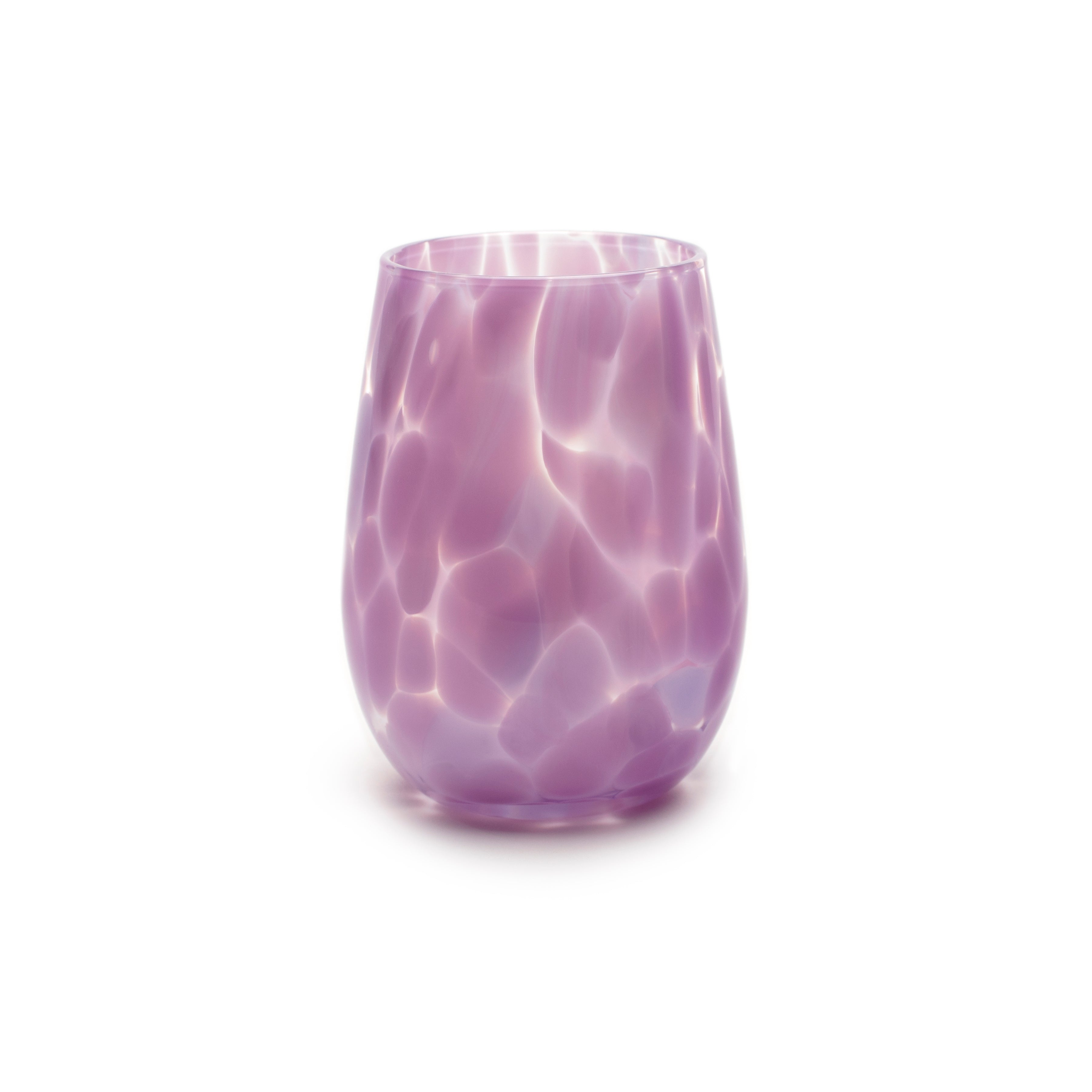 Stemless Wine Glass Fritsy - Opal Violet