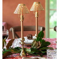Modern Candlestick and Shade - Gold