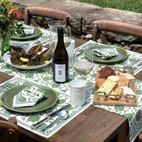 Placemat Dancing Artichokes - Green