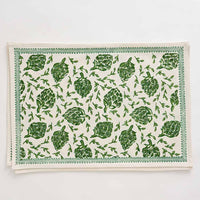 Placemat Dancing Artichokes - Green