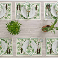 Placemat Dancing Artichokes - Green