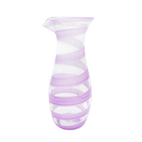 Ribbon Carafe Opal Violet against a white background