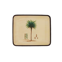 Nina Campbell Iron Tray Mini Palm Tree against a white background