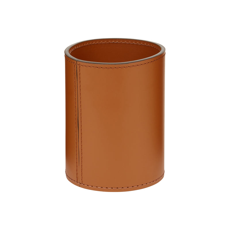 Idea Pen Holder Round - Cognac