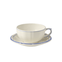 Breakfast Cup & Saucer Filet Blue