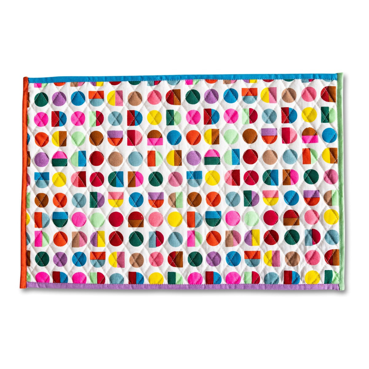 Nina Campbell Yvette Colourful Placemats Set of 4 against a white background