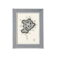 Aberdeen Frame Steel Blue/White 5x7