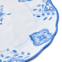 Melamine Oval Platter 16" - Moroccan Blue
