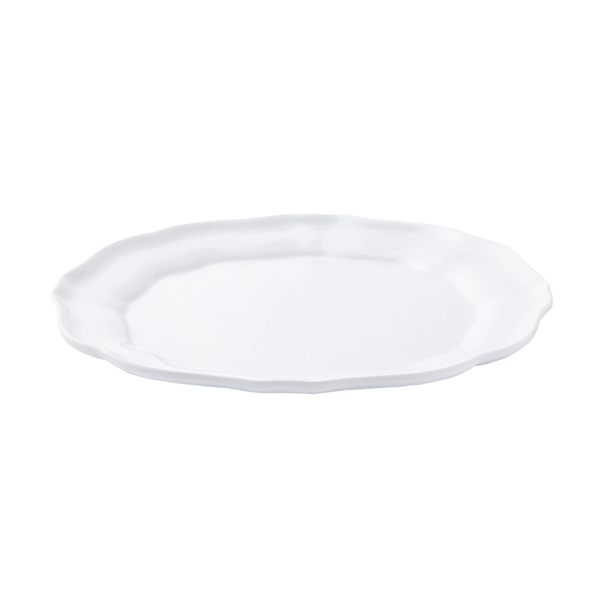 Melamine Salad Plate Basque White