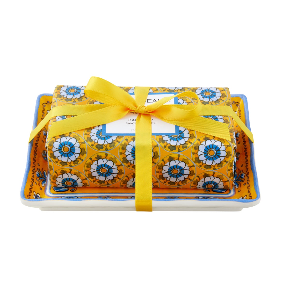 Gift Set Soap and Dish - Sicilian Lemon