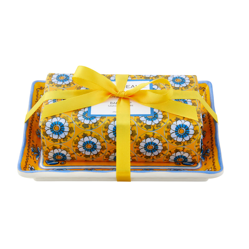Gift Set Soap and Dish - Sicilian Lemon