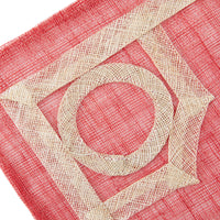 Placemat Square - Red Baldwin Rice Paper