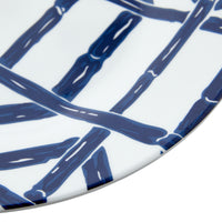 Luncheon Plate - Navy Blue Bamboo