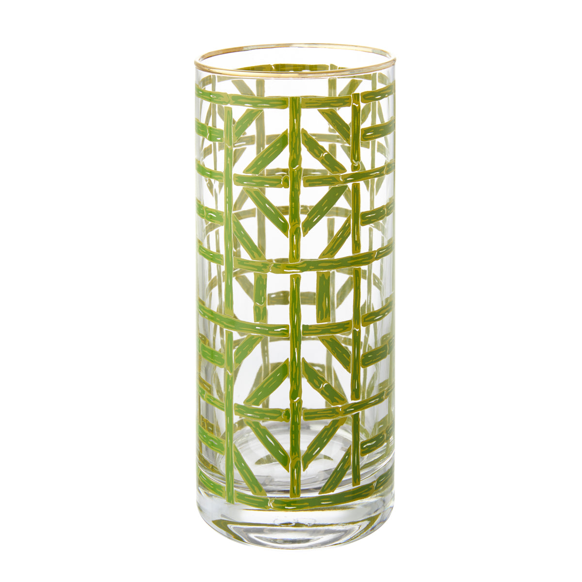 Drinking Glass - Green Bamboo