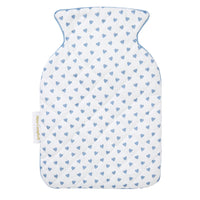 Nina Campbell Hot Water Bottle Cover - Heart Blue