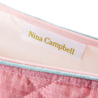 Nina Campbell Make-up Bag Pink & Aqua