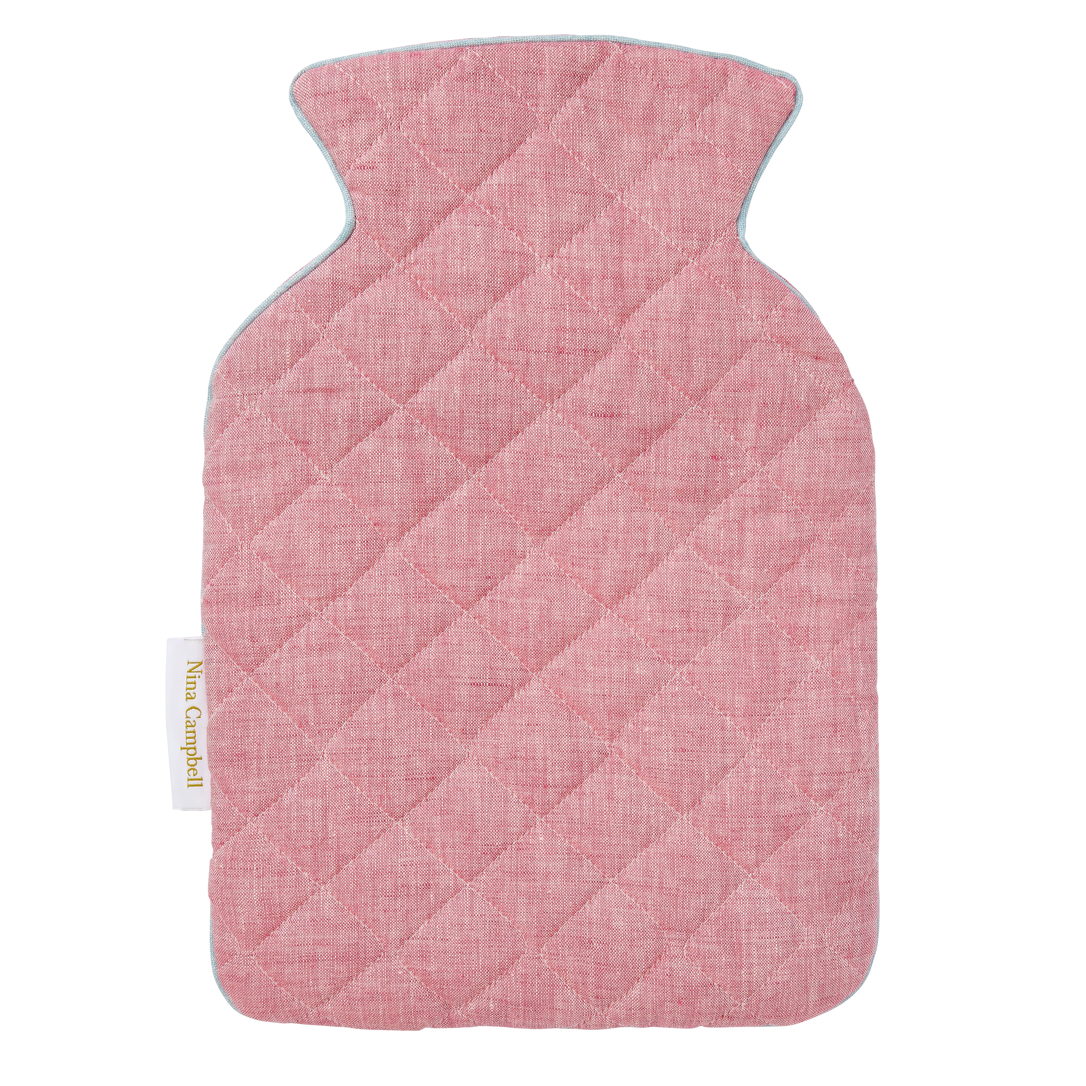 Hot Water Bottle Cover - Pink/Aqua