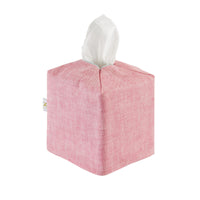 Tissue Box Cover - Pink/Aqua