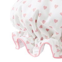 Nina Campbell Bath Hat - Heart Pink
