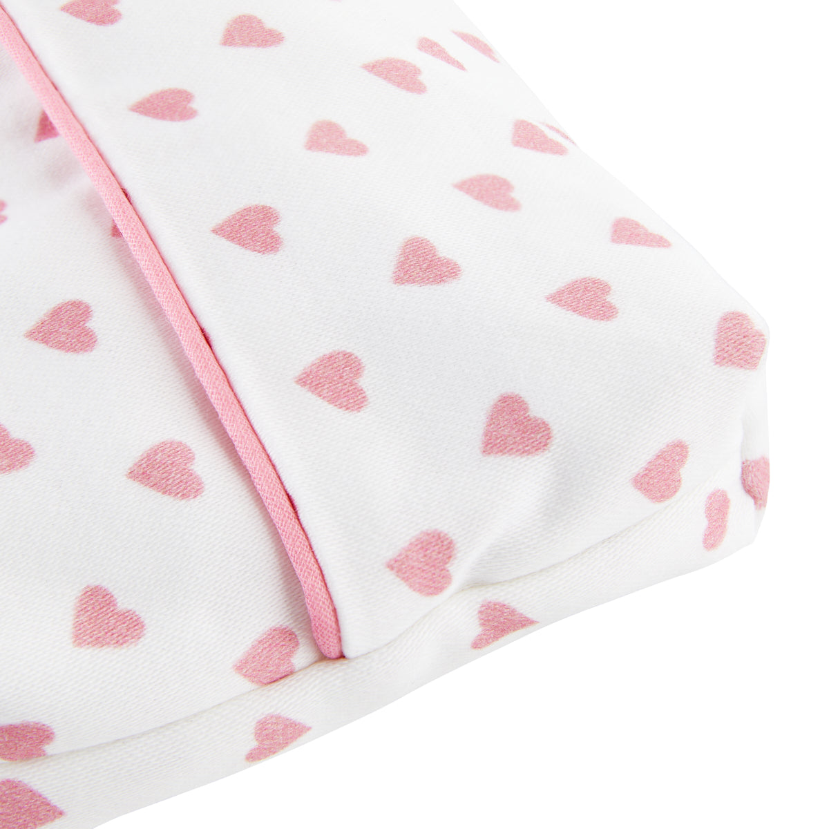 Rectangular Tissue Holder Pink Heart