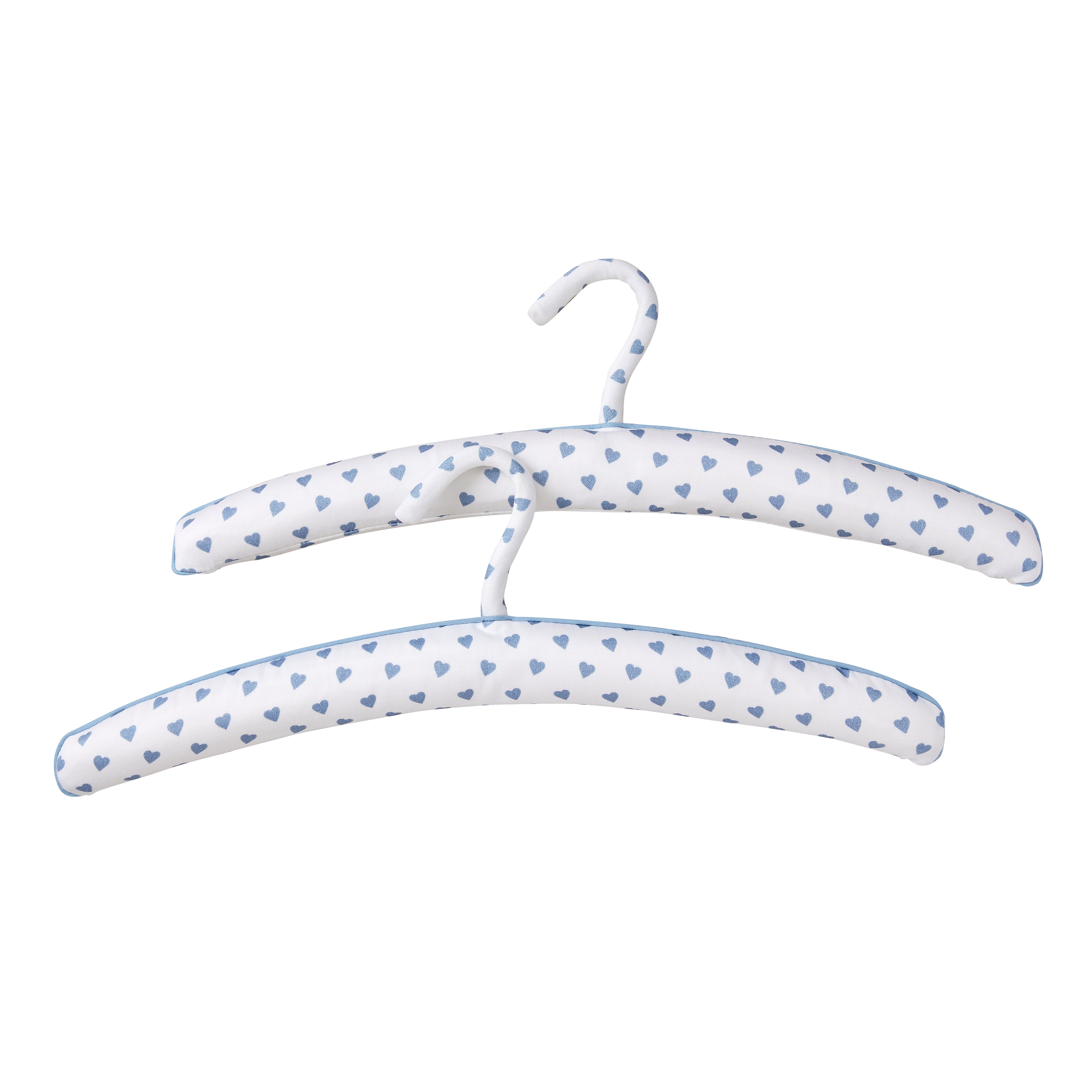 Pair of Hangers Blue Heart