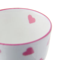 Egg Cup - Pink Heart