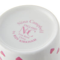 Nina Campbell Toothbrush Tumbler - Pink Heart
