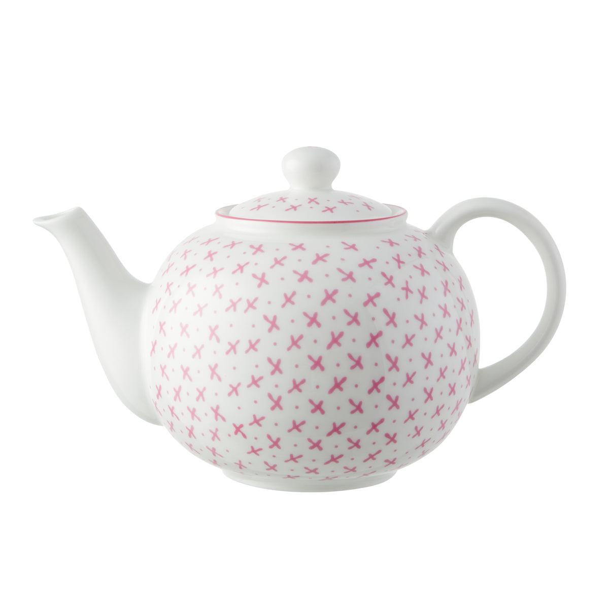 Large Teapot - Pink Sprig