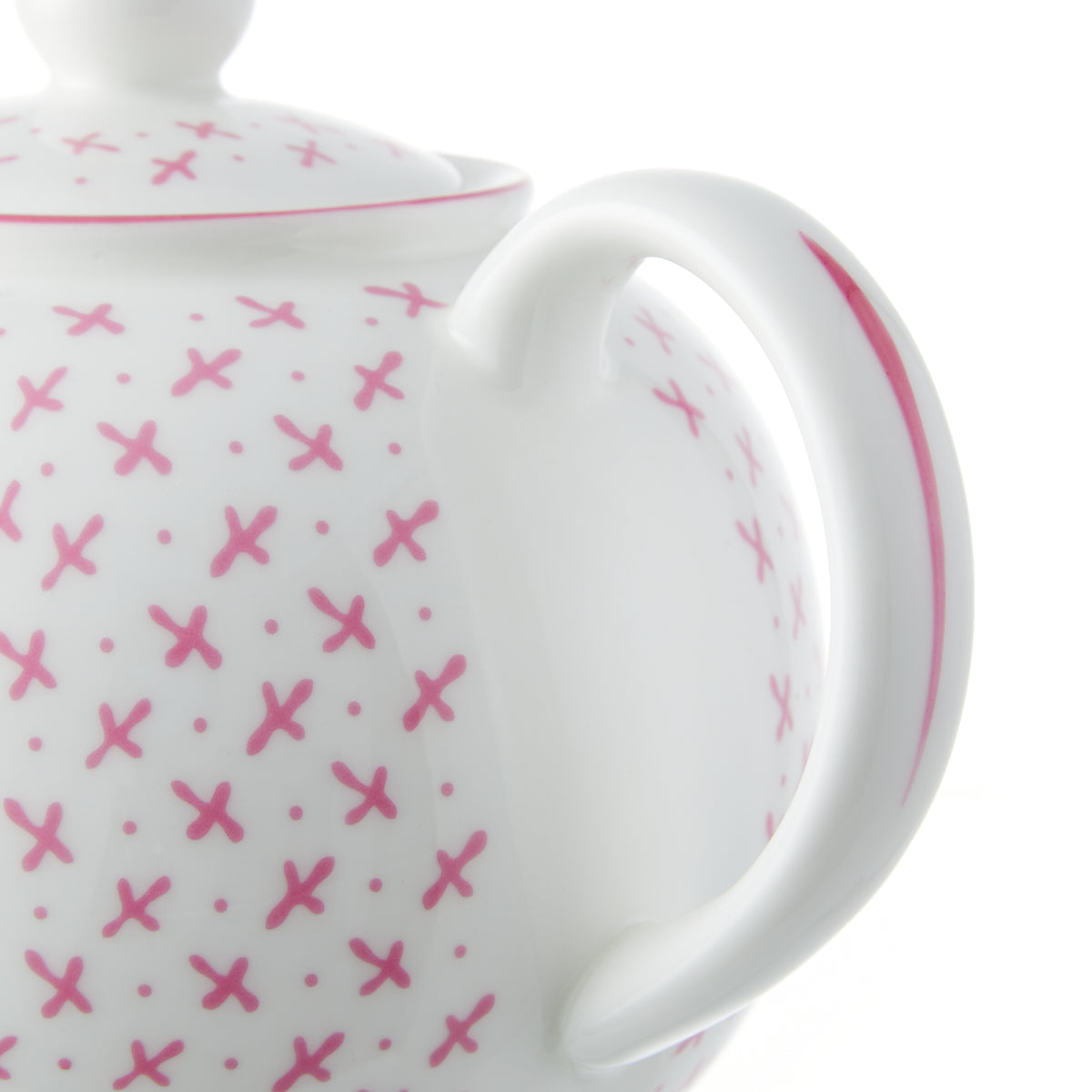 Large Teapot Pink Sprig