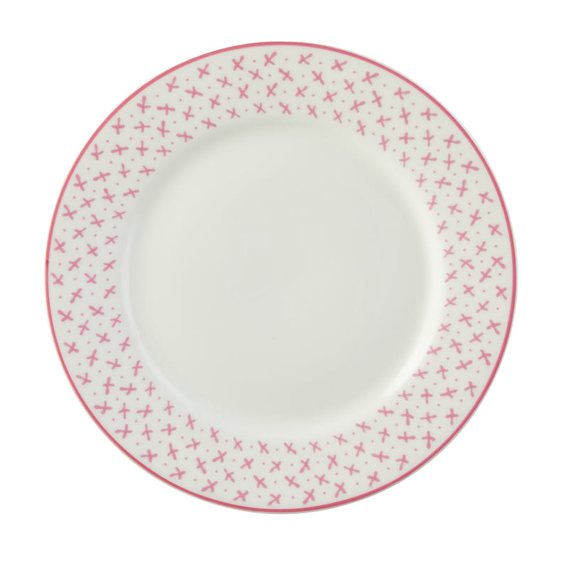 Tea Plate Pink Sprig