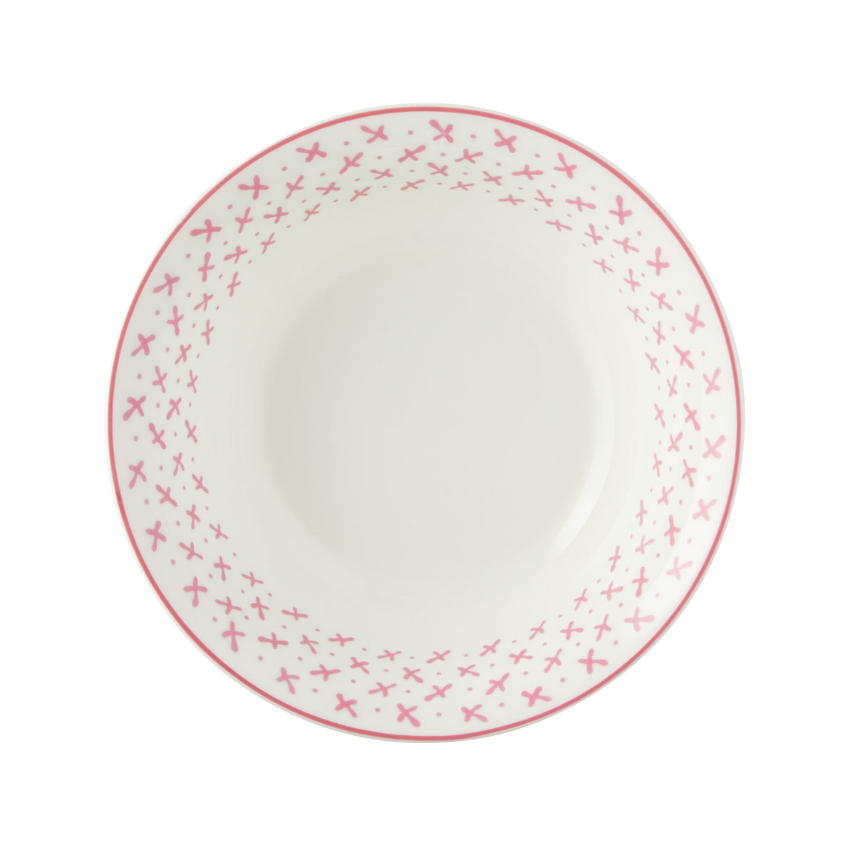 Nina Campbell Oatmeal Bowl - Pink Sprig
